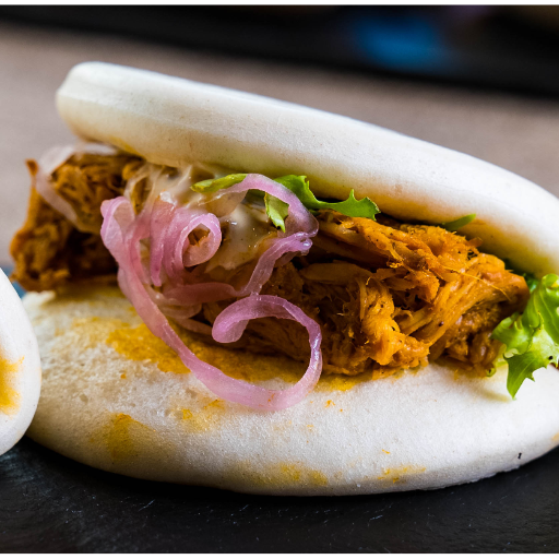 Bao de pulled pork